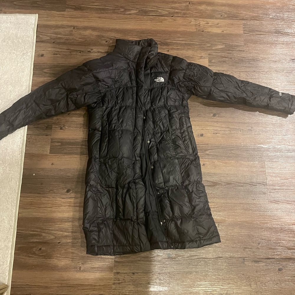 NORTH FACE LONG BLACK PARKA